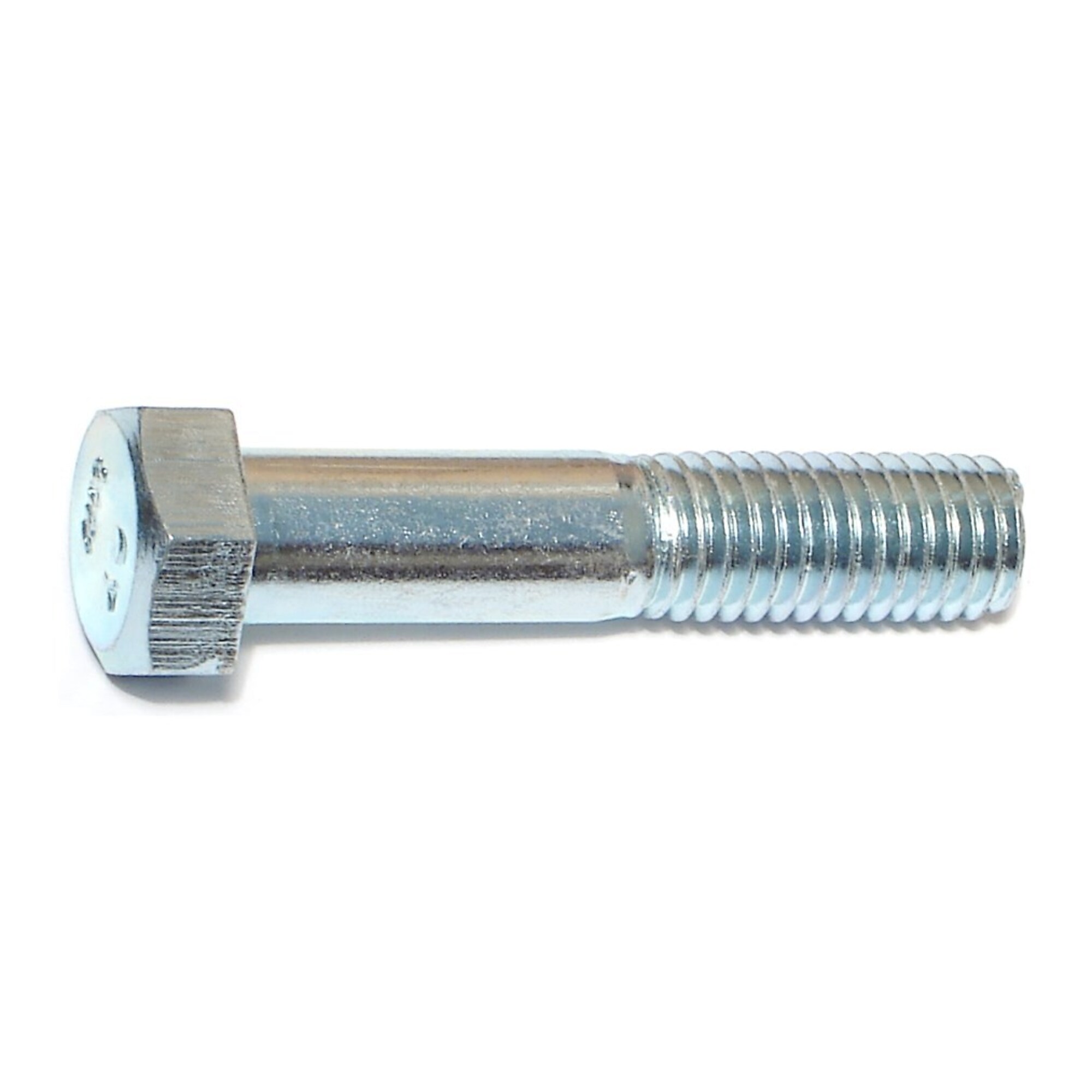 Midwest Fastener Hex Bolts - 1/2in.-13 x 2-1/2in., Zinc Plated, Grade 2/A307 Steel, Coarse Thread, 50 Pcs, Model# 00104